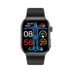 สมาร์ทวอทช์ TK18 หน้าจอ AMOLED HD รองรับการโทรผ่านบลูทูธ ตรวจสุขภาพ ระบบ SOS พร้อม ECG วัดอุณหภูมิร่างกาย ตรวจวัดระดับน้ำตาลในเลือด มาตรฐานกันน้ำ IP68 นาฬิกาออกกำลังกาย - Product Image 3