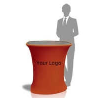 Comptoir de stand pliable portable en gros pour salons professionnels, tables promotionnelles pour la publicité et les événements