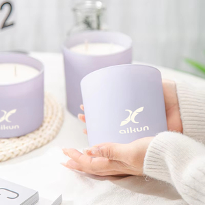 Aikun Factory <b>Bulk</b> Soy Wax <b>Candles</b> Supply Luxury Customized Holiday Diwali Environment-Friendly Home Aromatherapy Scented - Product Image 3