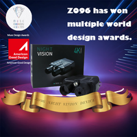 Jumelles de vision nocturne couleur 4K Z096, lunettes de vision nocturne réelles avec IR puissant et focalisable, batterie rechargeable 5000 mAh