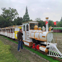 Grand équipement de parc d'attractions en plein air, manèges ferroviaires, manèges ferroviaires, parcs d'attractions à vendre