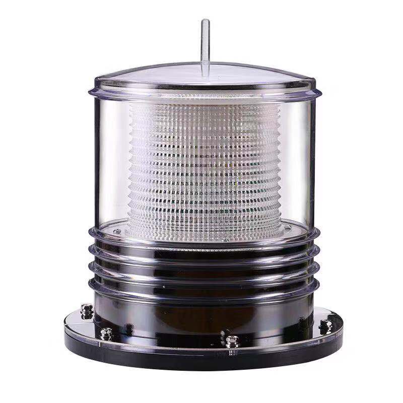 Пластиковая Солнечная морская навигационная лампа, светодиодный Согревающий Свет