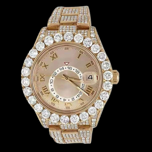 Export Quality Ice Out Bling Moissanite Diamond Quartz <b>Watch</b> Hip Hop Style Luxury <b>Watch</b> <b>for</b> Men <b>Women</b> Available <b>For</b> Sale - Product Image 5