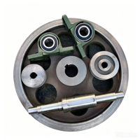 Roda Penyeimbang Besi 20KG, Flywheel Besar, Pulley Timing Diameter 360MM, Diameter Pitch, Set Lengkap, Gerakan Perpetual Aksial