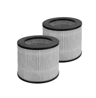 2-pack vervangend 2801-filter compatibel met Bissell 2780A ChuangJie hoog rendement 99,97% HEPA actief koolfilter MyAir