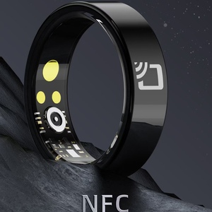 Anillo Inteligente con Control por Aplicación R20 para Hombre <span class=keywords><strong>y</strong></span> Mujer, Cerámica, NFC, IP68, Resistente al Agua, Monitor de Actividad Física, Frecuencia Cardíaca, Sueño, GPS, Control Remoto, iOS - Product Image 2