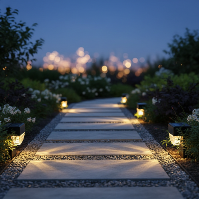 Outdoor Small Waterproof Solar LED Step Wall Light IP65 Rating for Garden Patio Fence Yard Pathway Stairs Landscape Lighting