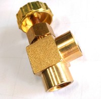 3/8inch 1500psi NPT Brass Instrument High Pressure Needle Valve