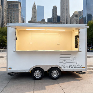 Chariot de nourriture mobile vintage de rue, remorque pour crêpes, smoothies, desserts, pancakes, beignets, boulangerie, camions de nourriture d'<span class=keywords><strong>occasion</strong></span> pas chers - Product Image 2