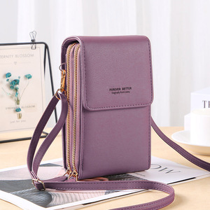 Sac à bandoulière en cuir transparent pour femmes, avec plusieurs compartiments et compartiments de téléphone, Logo personnalisé RTS, sacs de téléphone PU femme, <span class=keywords><strong>2023</strong></span> - Product Image 3