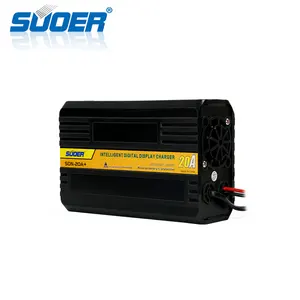 Suoer 12V 24V 20A智能数显电瓶车充电器