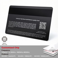 Cartes intelligentes NFC RFID avec puce EMV, bande magnétique noire, PVC vierge personnalisable, programmables, sans contact, pour paiement en hôtel