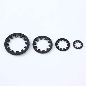 Arandela de seguridad de acero al carbono con óxido negro de 4 mm, arandela de seguridad con dientes externos, arandela de seguridad tipo cúpula, arandela de seguridad tipo estrella, arandela de seguridad tipo cuña, arandela de seguridad para eje - Product Image 2