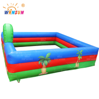 WINSUN CE Pista de Obstáculos Inflable de Espuma, Sin Plomo, Resistente al Fuego, Impermeable, de PVC, Juego Deportivo al Aire Libre para Niños y Adultos a Partir de 5 Años