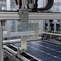 Plaque de transfert robotisée compatible avec la machine à cordes solaires AUTOWELL 050E 050F, plaque de montage électromagnétique