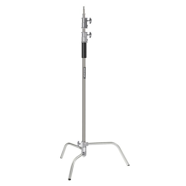 Neewer C Light Stand With Detachable Base Adjustable Heavy Duty C Stand For Moonlights Video Lights Load Capacity 44lbs/20kg