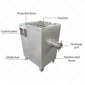Picadora de carne eléctrica <span class=keywords><strong>gigante</strong></span>, batidora de carne profesional, picadora de carne de lujo, máquina picadora comercial - Product Image 4