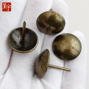 <b>Antique</b> Bronze Tacks 21x25mm Thickened Decorative Studs For <b>Sofa</b> Box Furniture Hardware - Product Image 1