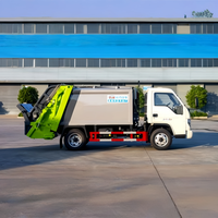 Camion Compacteur de Déchets Chengli Foton 4x2 Diesel 115 CV 4-5m³ – Véhicule de Collecte des Déchets Scellé à Compression pour l'Assainissement Urbain