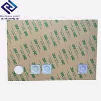 Custom MBR Brand Membrane Switch Manufacturer Digital Printing IP67 Waterproof FPC Membrane Keypad PET Material 2.54mm Pitch for