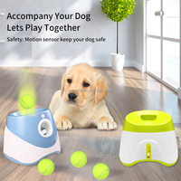 Lanceur de balles automatique rechargeable USB Offre Spéciale pour petits chiens, portée de 10 à 30 pieds, lanceur de balles de tennis intérieur et extérieur pour animaux de compagnie