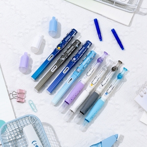 Recambio de pluma estilográfica de dibujos animados, 0,38mm, borrable para estudiantes de escuela primaria, práctica de escritura, <span class=keywords><strong>precio</strong></span> de fábrica - Product Image 5