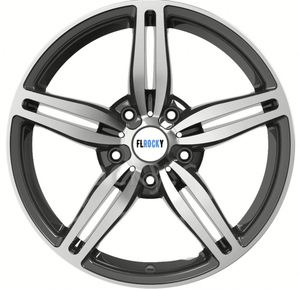 Jantes en aluminium Flrocky <span class=keywords><strong>13</strong></span> 14 15 16 17 18 <span class=keywords><strong>pouces</strong></span> <span class=keywords><strong>5</strong></span> <span class=keywords><strong>trous</strong></span> pour camion/<span class=keywords><strong>remorque</strong></span> avec finition argentée pour voiture BMW - Product Image 2