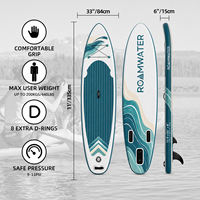 Planche de paddle gonflable avec logo personnalisé et noyau en Drop Stitch de qualité supérieure pour les sports nautiques et les activités aquatiques en plein air