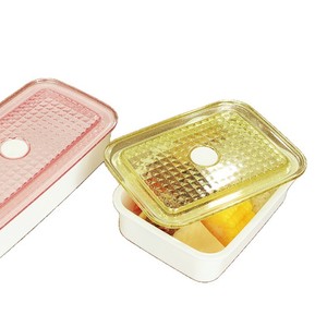 Bangduo <b>Plastic</b> Bento <b>Box</b> Rectangle Solid Color With Lid Microwave Safe Lunch <b>Box</b> For Kids And Adults - Product Image 5