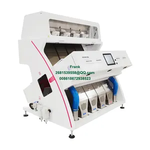 Factory price 256 channels grain red lentil dal beans 4-chute color sorter sorting machine in 75T food factory in India
