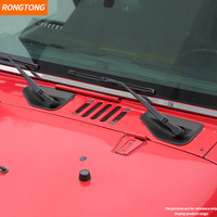 Couverture de décoration de base d'essuie-glace de pare-brise pour Jeep Wrangler JK 2007 2008 2009 2010 2011 2012 2013 2014 2015 2016 2017