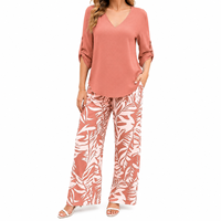 Ensemble de survêtement pour femme avec logo personnalisé, veste zippée et pantalon de jogging bicolore, tenue de sport décontractée 2 pièces