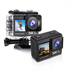 Новая спортивная камера 5K с двумя цветными HD-экранами 1.3/2.0 дюйма, поддержка карты TF, M60TR, водонепроницаемая, для активного отдыха, с защитой от тряски, нейтральная упаковка - Product Image 1