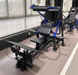 Máquina de gimnasio para flexiones de piernas, equipo de fitness de alta resistencia para uso en gimnasios, con carga de placas. - Product Image 2