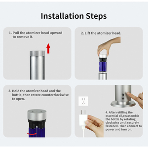 App Smart Machine Duft Duft Silent Anti-Backflow Wasserlose Aroma Oil Tower Diffusor Maschine für zu Hause - Product Image 4