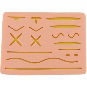 Coussin d'entraînement en silicone de qualité médicale pour la pratique des sutures et la formation à la nouage des nœuds pour étudiants en soins infirmiers - Fournisseur en gros - Product Image 1