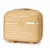Valise de voyage rigide anti-rayures pour cosmétiques, mini-coffret de maquillage étanche en ABS PC, organisateur de beauté de luxe, vente en gros