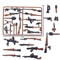 Pack de mini-pistolets jouets compatibles avec les figurines, équipement d'équipe SWAT, ensemble de blocs de construction pour garçons, accessoires et équipement de combat