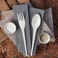 Ensemble de couverts jetables en PP compostable légers, très demandés