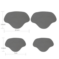 4 Pcs/Set Trous usés pour réparation de chaussures Accessoires pour baskets Protecteur de talon auto-adhésif Kit d'entretien de chaussures