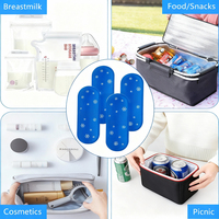 Bingzhen – Compresse de gel réutilisable et flexible, froid/chaud, pour soulager la douleur et refroidir l'insuline des diabétiques, taille personnalisable