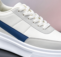 Chaussures de marche unisexes respirantes légères à lacets, confortables et décontractées, couleurs mélangées