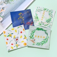 Sachet Mylar Personnalisé en Gros, Anti-humidité, Scellé sur Trois Côtés, Mat, Thermoscellable, Vide, pour Café, Thé, Aliments et Chewing-gum