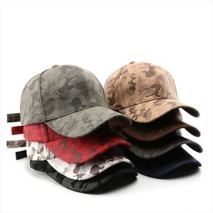 Gorra de béisbol de camuflaje de alta calidad al por mayor para fabricantes, transpirable, con malla, protección solar para exteriores, visera plana - Product Image 1