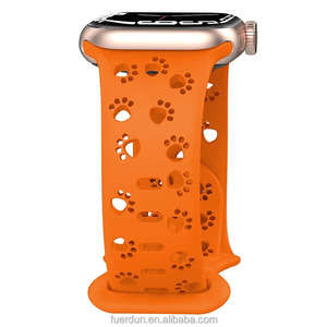 Correa de Silicona Hueca para IWatch Serie 9 8 7 6 SE, Correa con Diseño de Gato para Apple Watch, Banda de 38 40 42 44 45 49mm - Product Image 6