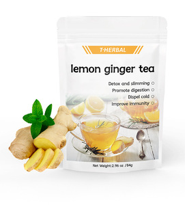 Té de 14 Días para Pérdida de Peso Rápida, Té Natural Quemagrasas, Adelgazante y Detox, Bolsitas de Té para un Vientre Plano, Marca Privada, Venta al por Mayor, OEM, Limón y Jengibre 100% - Product Image 4