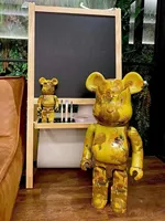 Haute qualité Bearbrick 400% 28cm bloc ours poupée décoration mobile figurine ours Figure jouet Bearbrick