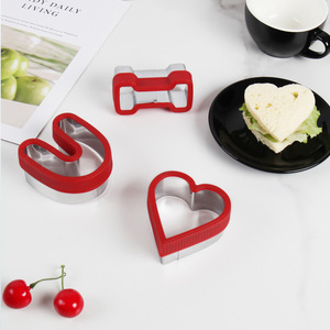 3pcs 3D DIY Baking công cụ thép không gỉ fondant Biscuit tem tình yêu thư Valentine ngày Cookie cutter - Product Image 4