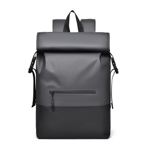 Laptop <b>Backpack</b> Unisex 20L Black Solid Color Computer Interlayer <b>Large</b> Capacity Leisure Travel Commuter Business <b>Backpack</b> - Product Image 5