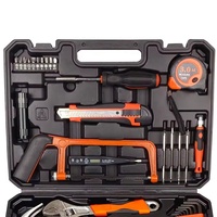 Kit d'outils professionnels pour la maison, ensemble de maintenance domestique, clé à douille, marteau, scie, tournevis de réparation de montres, pinces, bricolage